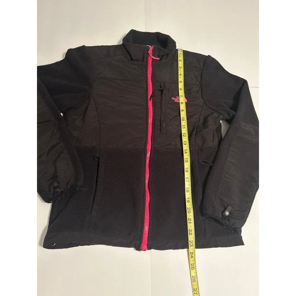 The North Face Women’s Denali 2.0 Black & Pink Full-Zip Fleece Jacket – Size Sma